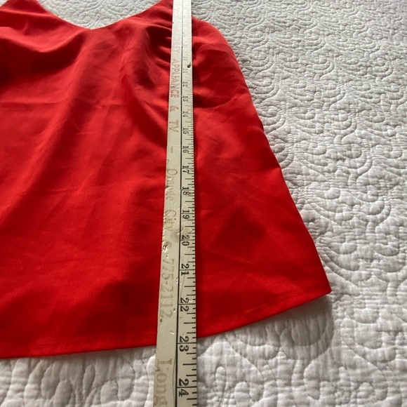 Banana Republic Factory Camisole Tank Top Red Orange Color Size XS - Picture 10 of 10
